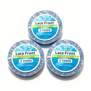 3롤 0.8cm 워커 레이스 프론트 테이프 3야드 가발용 양면 접착 테이프