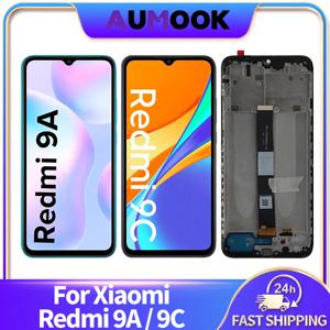 Xiaomi Redmi 9A 9C LCD 디스플레이 터치 스크린 디지타이저 어셈블리 M2006C3LG M2006C3MG LCD 교체 부품 용 6.53 