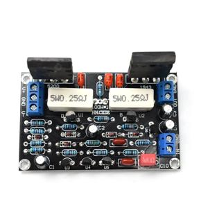 2SC5200+2SA1943 모노 채널 HIFI 오디오 앰프 보드 100W DC 35V (튜브 포함) 오디오 프로젝트용