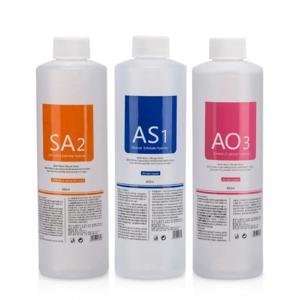 페이셜 스킨 케어 페이스 세럼, AS1 SA2 AO3 아쿠아 필 솔루션, 페이셜 머신 스킨 딥 클리닝, 400ml, 3 세럼 키트