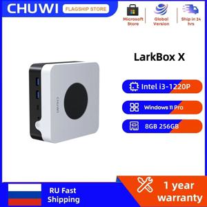 CHUWI 미니 PC LarkBox X 인텔 코어 I3-1220P 8GB 램 256GB SSD UHD 그래픽 탑재 12세대 인텔 프로세서 미니 데스크탑 컴퓨터 PC