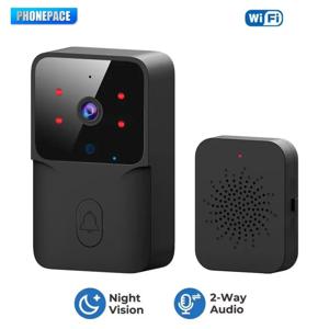 초인종 비디오 저전력 WiFi 링크 충전식 유형 초인종 야간 투시경 HD 스마트 보안 1:1 홈 인터콤