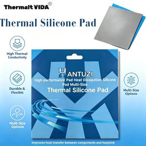 Thermalt VIDA 써멀 패드 실리콘 플라스터 써멀 패드 CPU GPU 수냉 매트 0.5mm 1.0mm 고품질 히트싱크 쿨링 패드