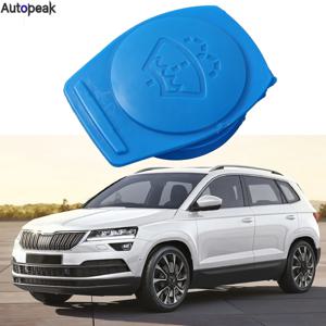 Skoda Karoq 2018-2021 Fabia 2007-2015 2018-2022 유체 저장소 캡 앞 유리 와셔 탱크 병 커버 3Q 0955455