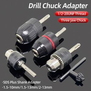 2-13MM/1.5-10MM 드릴 척 SDS Plus 생크 어댑터 나사 1/2