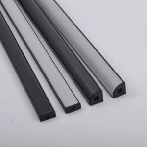 LED 알루미늄 프로파일 블랙 커버 LED 바 50cm LED 라이트 스트립 LED 프로파일 알루미늄 실내 천장 벽 모서리용