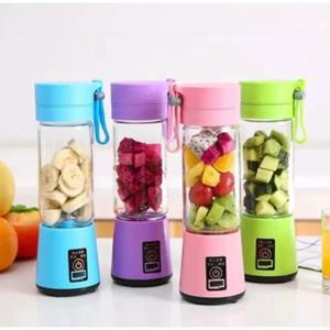 미니 380ML 휴대용 믹서기, 쉐이크 및 스무디용, 충전식 USB 여행용 과일 착즙 컵, 핸드 과일 믹서, 주스 컵