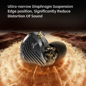 GK KUNTEN 다이나믹 드라이브 중저음 이어버드 HIFI 스포츠 메탈 헤드폰 분리형 2PIN KZ Zenith EDX PRO와 호환 가능