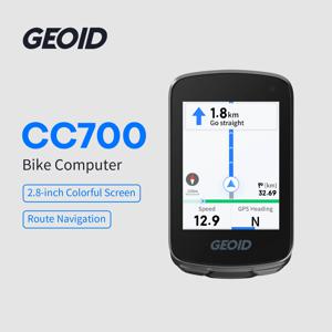 GEOID CC700 GPS 자전거 컴퓨터 2.8인치 컬러 스크린 경로 내비게이션 자전거 속도계 WIFI 방수 사이클링 오도미터