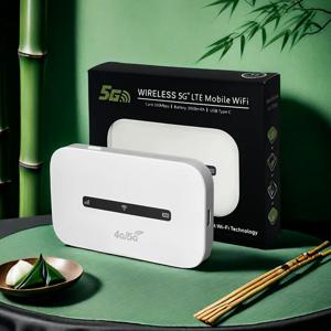 PHONEPACE 휴대용 LTE 모바일 와이파이 라우터 150Mbps 3500mAh 포켓 MiFi 모뎀 (SIM 카드 슬롯 포함, 모바일 와이파이 핫스팟용)