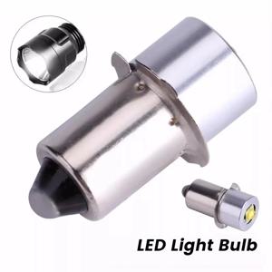 P13.5S E10 BA9S 베이스 5W LED 업그레이드 전구 화이트 매글라이트 플래시라이트 6500K 3W DC 교체 전구 작업등