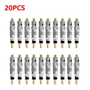 20Pcs 분리형 Presta 자전거 밸브 코어 교체 황동 CNC FV MTB 도로 자전거 타이어 튜브 서비스 부품 수리 도구