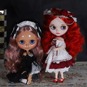 아이시 DBS 브라이스 인형 조인트 바디 30CM BJD 장난감 화이트 샤이니 페이스 및 프로스티드 페이스 (추가 손 포함) AB 및 패널 1/6 DIY 패션 인형