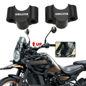 히말라얀 450 Himalayan450 2024 2025 HIMALAYAN 450 오토바이 핸들바 라이저 마운트 핸들 바 클램프 라이즈 연장 어댑터