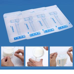 모유 저장팩 250ml 자립형 이유식 저장 용기 누수 방지 우유 냉동팩 안전한 BPA 프리 30개입