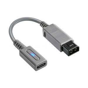 45W PD 타입 C 케이블 (위 컨트롤러용) 충전 어댑터 USB C LED 컨버터 코드 (닌텐도 위 콘솔용) 전원 케이블