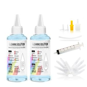 100ml 프린트 헤드 청소 키트 HP Epson Canon Brother 잉크젯 프린터 헤드용 액체 솔루션 막힘 제거 클리너 수리 도구