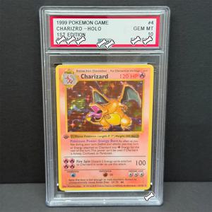 1999 풀 마크스 1ST EDITION 논홀로 게임 등급 카드 싱글 카드 CHARIZRD # 4 GEM MT 카피 10포인트 등급 카드 기프트 토이