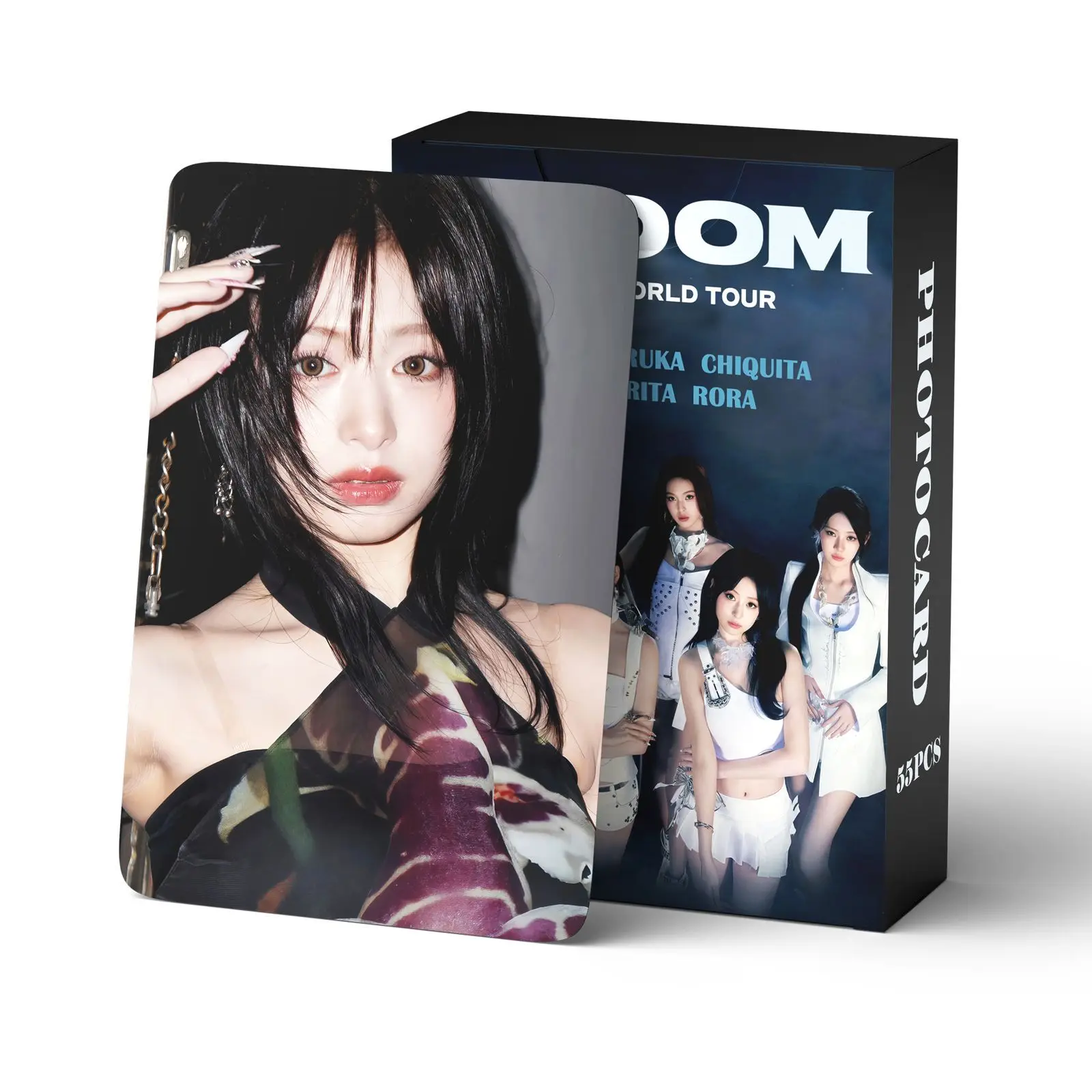 55pcs 새 앨범 CHOOM 포토 카드 포토카드 스티커 Kpop Merch Lomo 카드 세트 팬 컬렉션 카드 선물