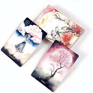 절묘한 오라클 카드 운명 점술 파티 보드 게임 카드 게임, 영적 지도, 수집가 및 파티 게임을 위한 38장 카드