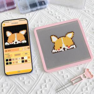 스마트 LED 퓨즈 비즈 페그보드 세트 전자 DIY 멜팅 비즈 공예 용품 홈 핸드메이드 장식품 창의적인 생일 선물