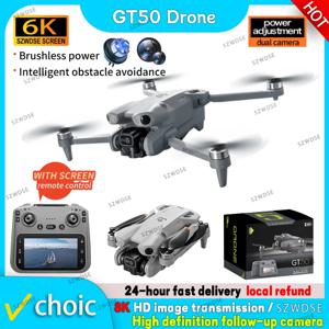 NEW GT50 PRO 미니 5 프로 RC 드론 8K HD 듀얼 카메라 WiFi GPS 20분 비행 항공 촬영 쿼드콥터 원격 조종 UAV 장난감