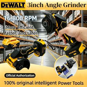 DEWALT 무선 3인치 미니 앵글 그라인더, 전기 절단 전동 공구, 20V 18V 배터리용 연마 연삭기.