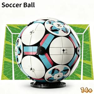 2026 인기 1498피스 축구공 운동컵 축구 레플리카 빌딩 블록 퍼즐 모델 핫토이 생일 장식 선물