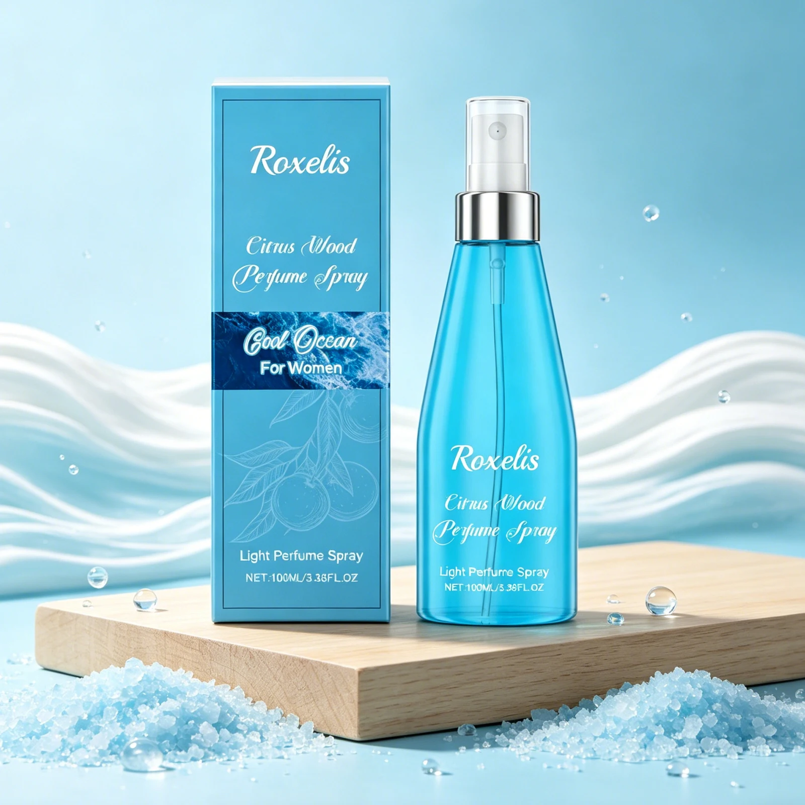 록셀리스 100ml 시트러스 우드 향수 여성용 우아하고 신선하며 자연스러운 향과 오래 지속되는 향으로 데이트 등 일상생활에 적합합니다