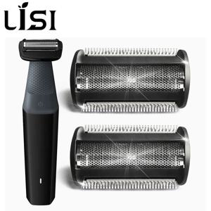 LISI BG2000 필립스 Norelco Bodygroom 시리즈 7000 BG7030 BG7040 BG5025 BG2030 BG2040 수염 트리머에 맞는 교체 헤드