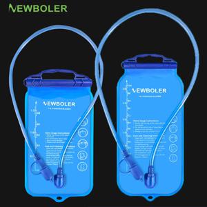 NEWBOLER 1.5L 2L 3L 야외 스포츠 캠핑 물 주머니 러닝 스포츠 자전거 소프트 물병 PEVA 소프트 플라스크 물백