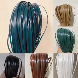 500g 4-5mm PE 플랫 합성 라탄 DIY 직조 재료 가정용 가구 의자 테이블 소파 바구니 수리 니트 플라스틱 지팡이