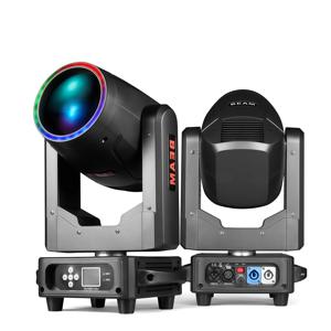 295W 미니 무빙 헤드 라이트 색상 9300K DMX512 무대 조명 16 고보 13 색상 18 채널 DJ 디스코 웨딩 파티용