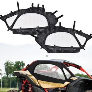 캔암 매버릭 X3 R RR 4x4 XMR XDS XRC XRS DS RS 터보 DPS 900 HO 2017+ 용 X3 소프트 어퍼 도어 세트 키트 UTV 도어스톱 인클로저