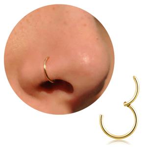 18G 316L 외과용 스틸 코 링 후프, 여성 남성용 연골 후프 귀걸이 피어싱 주얼리 6mm/8mm/10mm/12mm