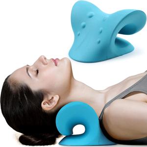 카이로프랙틱 베개 목 이완기 경추 견인 장치 TMJ 통증 완화 척추 정렬 어깨 지지대 편안한 수면을 위한 제품