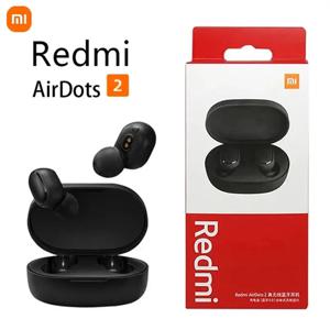 XIAOMI Redmi Airdots 2 무선 블루투스 헤드셋(마이크 이어버드 포함) Fone 블루투스 이어폰 TWS 무선 헤드폰