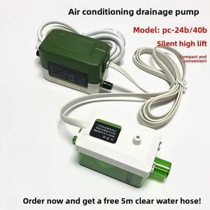 WIPCOOL PC-24B 220V 스마트 미니 응축수 펌프 – 24L/H, 10m 헤드, 19dB(A) 저소음, 에어컨, 팬코일 유닛 및 제습기용