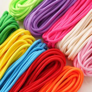    5M 5mm 단색 꼬임 폴리에스터 로프 코드 나일론 실 DIY 키링 폰줄 가정용 바느질 액세서리 공예 재료