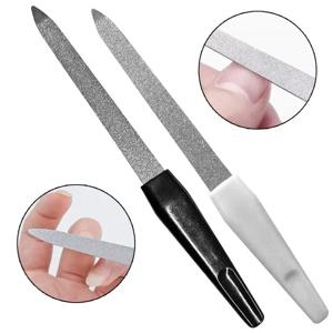 1PC DIY 네일 아트 전문 네일 파일 금속 네일 파일 양면 고품질 네일 파일 매니큐어 페디큐어 미용 도구