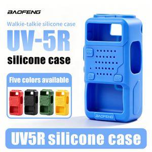 실리콘 고무 커버-범퍼 UV-5R 케이스 양방향 라디오용 UV-5RB UV-5REPlus BF-F8+UV-985 TH-F8 워키토키 액세서리