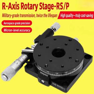 R Axis REG25/40/60 RS/RSP40-200 수동 360도 고정밀 각도 조정 플랫폼 광학 로터리 스테이지 로터 슬라이드