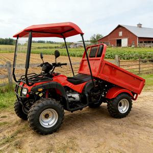JB 유틸리티 팜 ATV GY6 150cc ATV 트레일러 포함 농장용 전지형 차량 다목적 쿼드