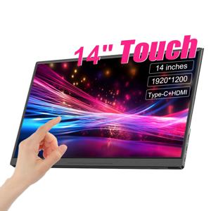 14인치 휴대용 모니터 터치 초슬림 1200P IPS USB-C HDMI 외부 보조 화면 (노트북, PC, 휴대폰, 스위치, PS4/5, Xbox 호환)