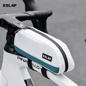 ESLNF 자전거 탑 튜브 가방 휴대용 사이클링 프론트 프레임 삼각형 가방 경량 자전거 가방 MTB 로드 바이크 액세서리