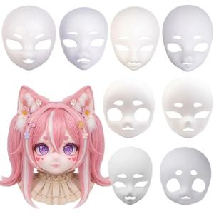 새로운 3D 코스프레 키구루미 베이스 야수 해골 마스크 동물 플라스틱 퍼슈트 헤드 베이스 DIY 퍼리 마스크 애니메이션 파티