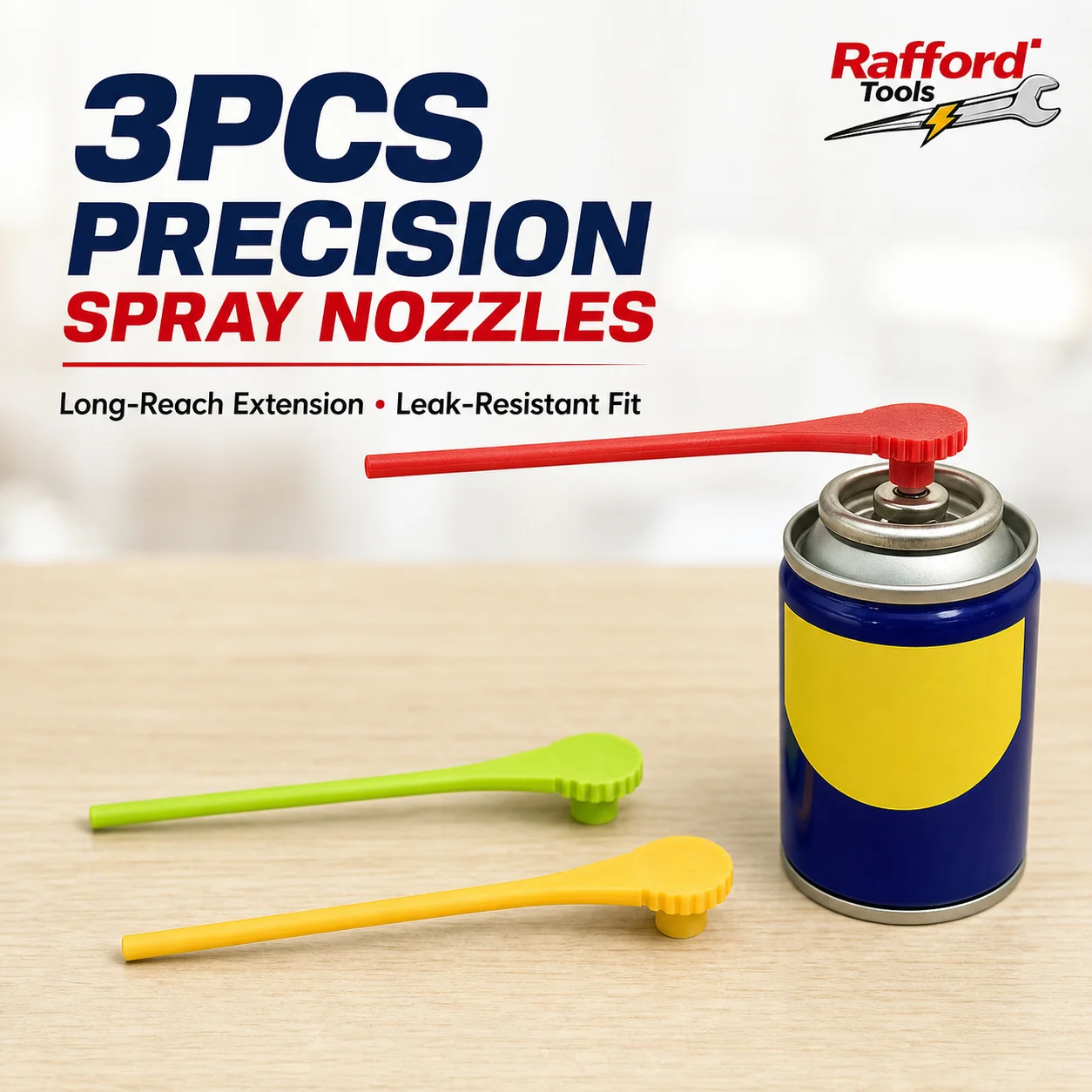 3Pcs WD-40 전용 긴 연장 노즐, 정밀 스프레이, 연장 노즐, 누출 방지 커넥터, 내구성 있는 교체 헤드, R