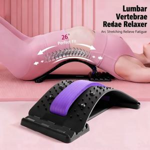 허리 통증 완화를 위한 다단계 등받이 스트레칭 보드, 상부 및 하부 등받이 지지, 피트니스 요가용