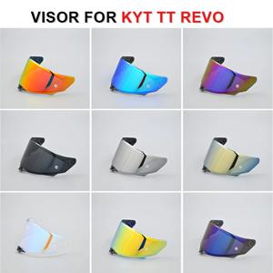 KYT TT REVO 용 cascos 바이저, 자외선 차단 방풍 오토바이 헬멧 쉴드 렌즈 교체 액세서리 (kyt tt revo 용)