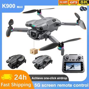 신형 미니 RC 드론 8K HD 듀얼 카메라 5G WIFI 사진 촬영 헬리콥터 브러시리스 장애물 회피 접이식 쿼드콥터 RC UAV 장난감